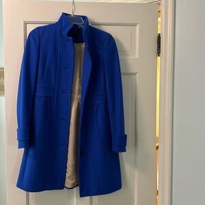 J crew cobalt blue women’s coat